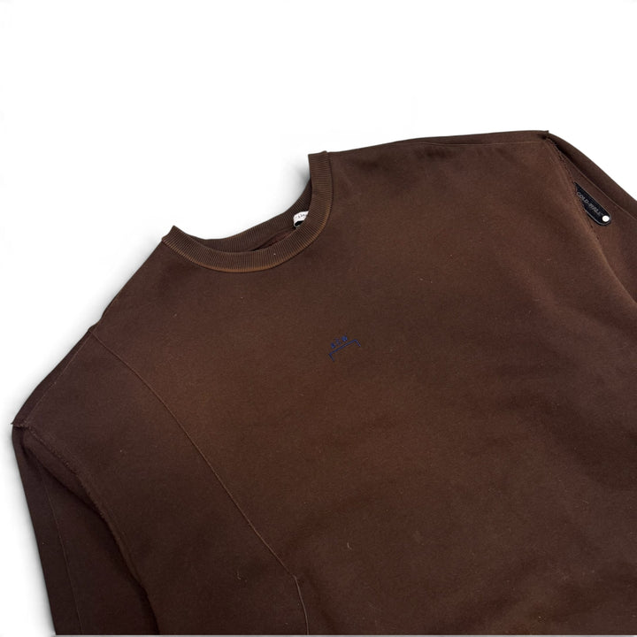 A-Cold-Wall Crew Neck Sweatshirt Brown (M)