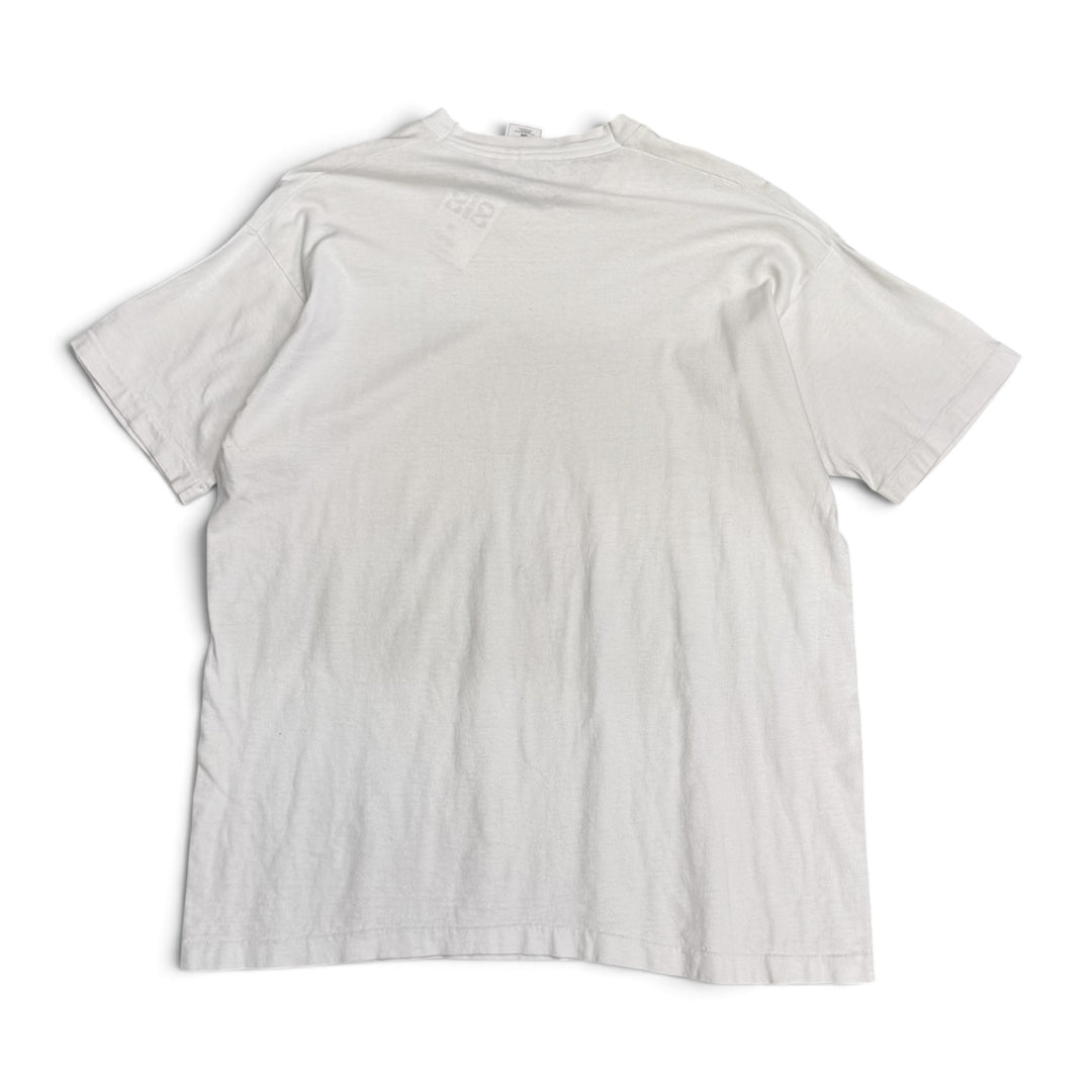 Vintage Single Stitch Blast Off Graphic T shirt White (XL)