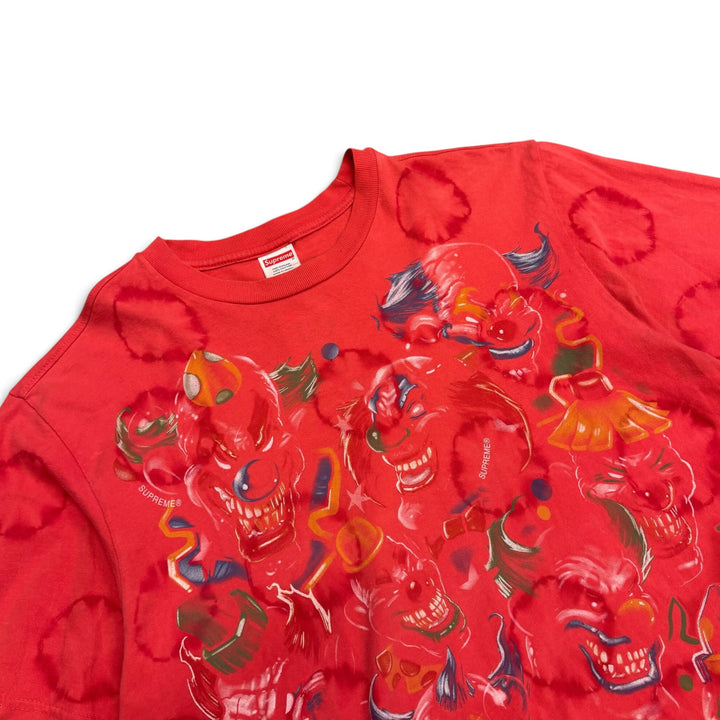 Supreme Pink Clown Skull Graphic T-Shirt (L)