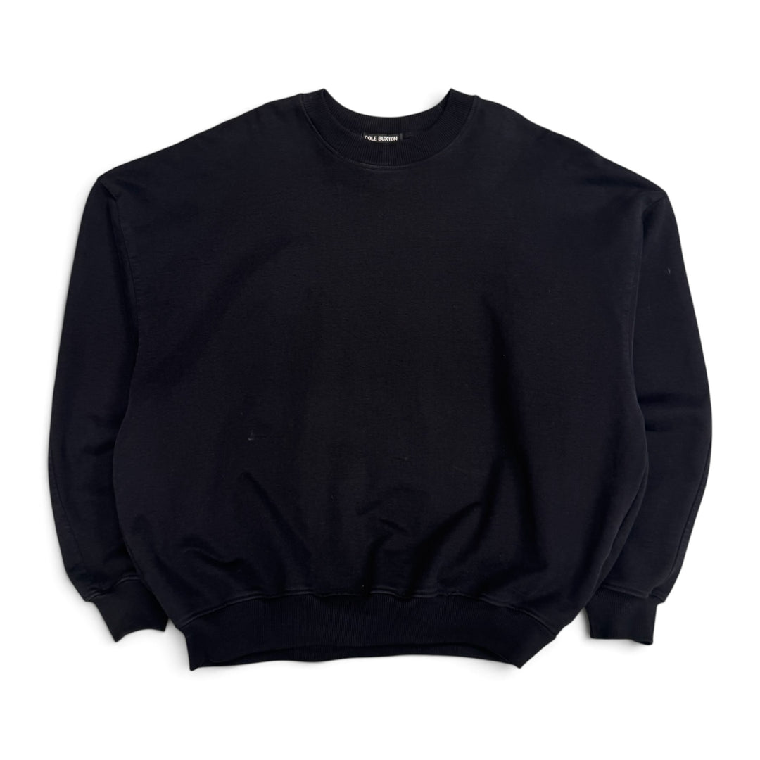 Cole Buxton Crew Neck Sweatshirt Black (L)
