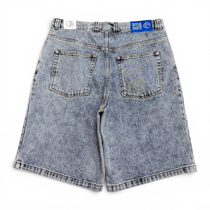Big Boys Polar Skate Baggy Denim Shorts Blue (36")