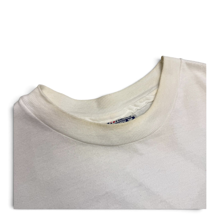 Vintage Single Stitch Blown Away Graphic T shirt White (L)