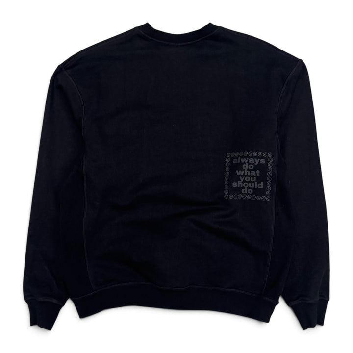 Always Do Black Spell Out Sweatshirt (XL)