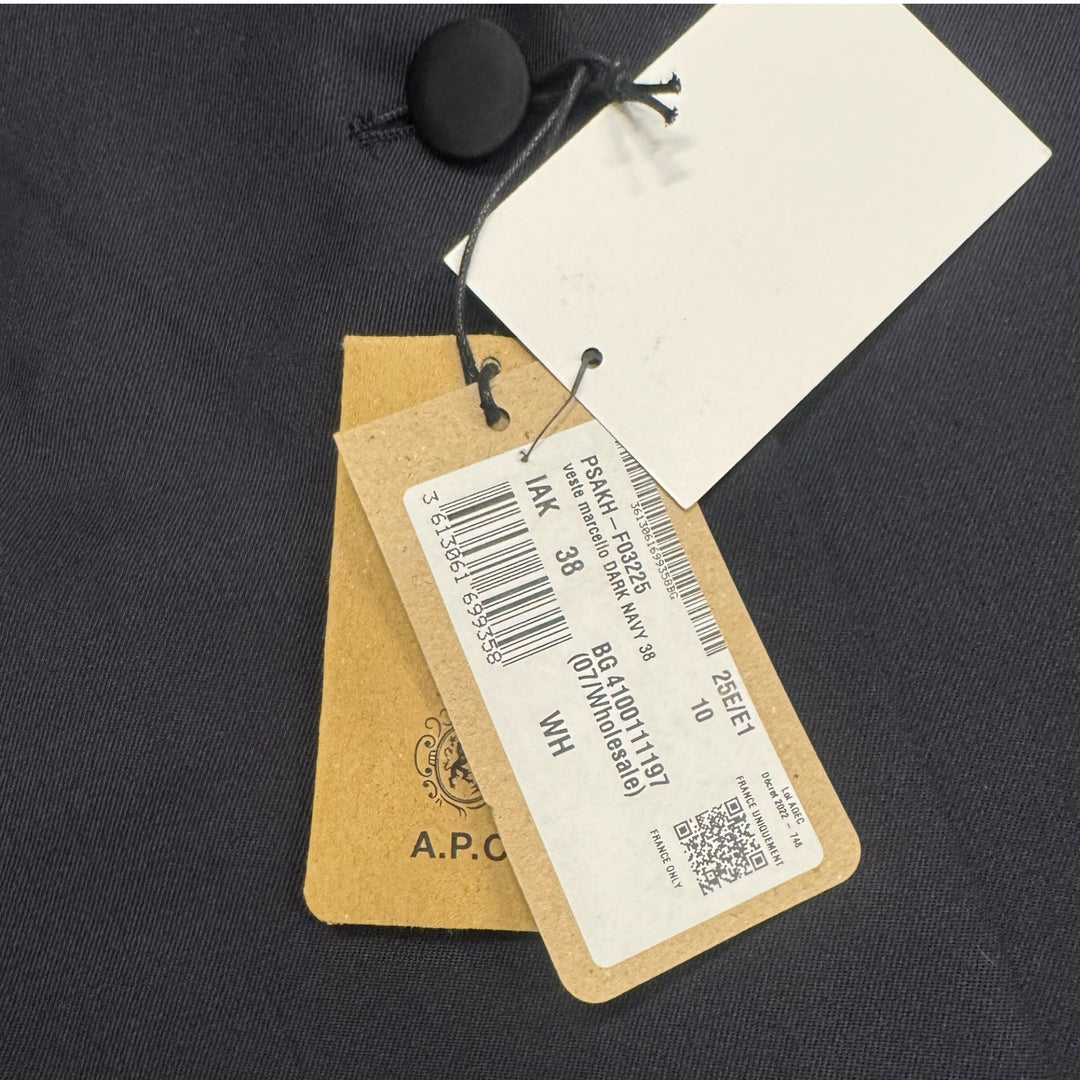 A.P.C. Anastasia Barbieri Navy Blazer & Trouser Suit Set (38)