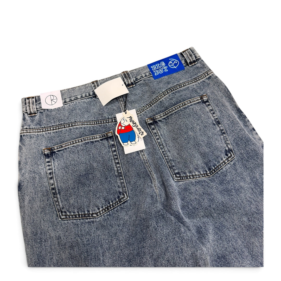 BNWT Polar Skate Big Boy Washed Blue Denim Jeans (XL)