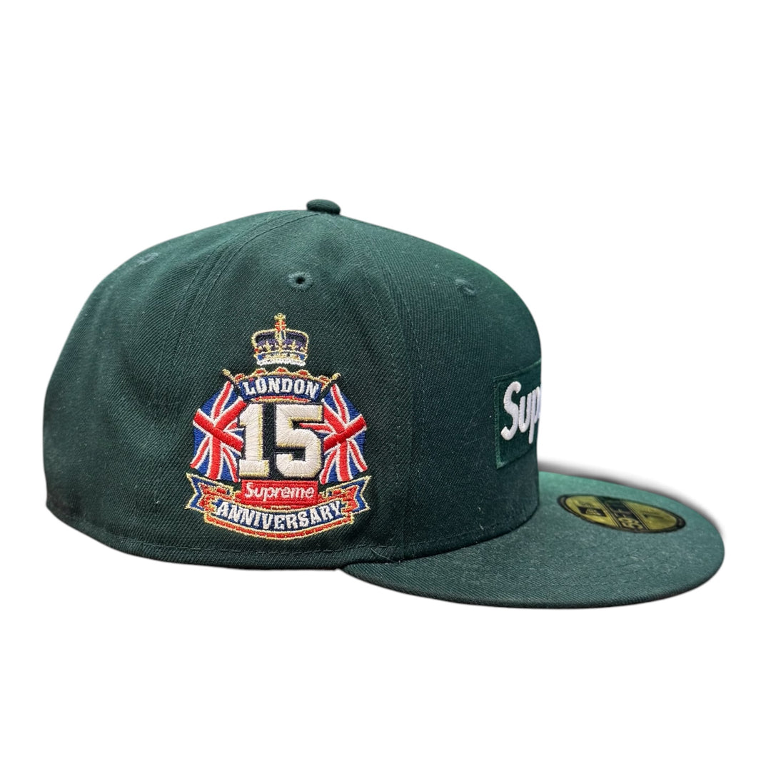 Supreme Shop Anniversary Box Logo Cap Green (7-5/8)
