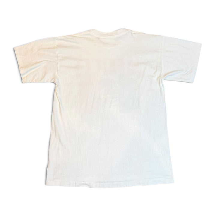 90's Vintage Tropical Threads White Graphic T-Shirt (L)