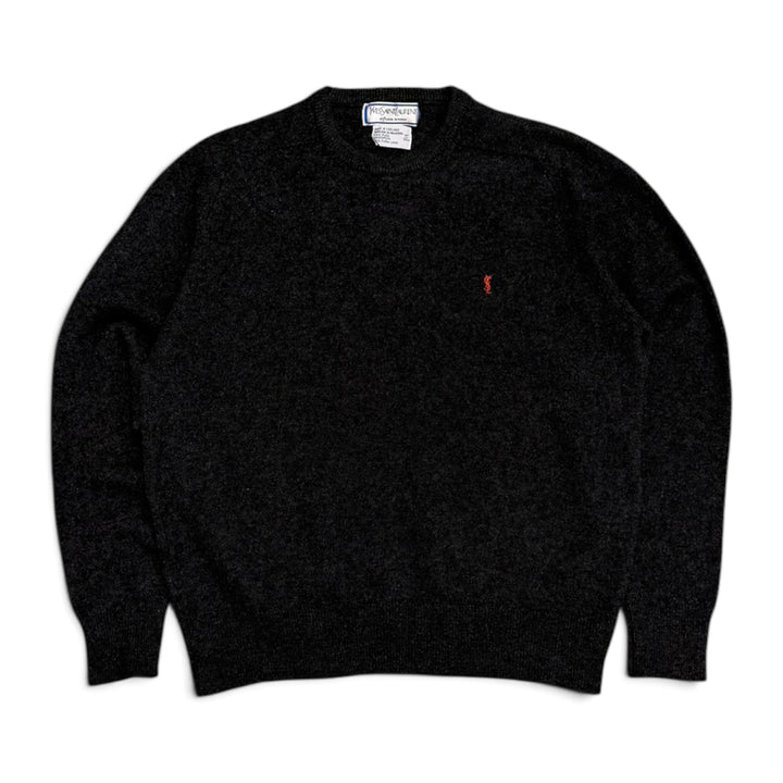 Vintage YSL Grey Knitted Jumper (S)