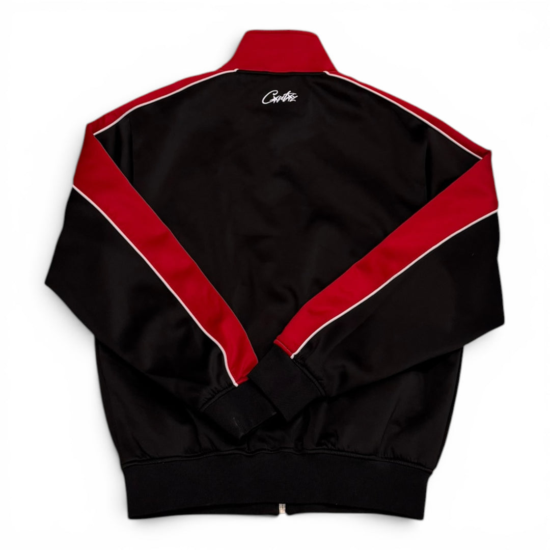 Corteiz Red & Black Full Tracksuit Set (L)