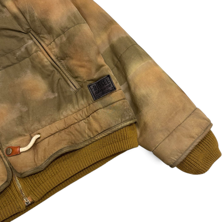Diesel W - Spleak A - Jacket A Padded Bomber Jacket Brown (L)