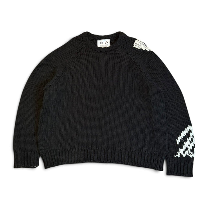 BNWT Palace x Y-3 Black Heavy Knitted Sweater (XL)
