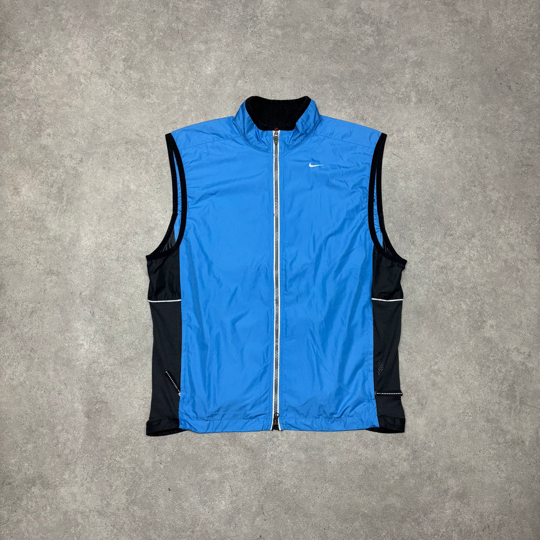 00's Vintage Nike Blue Technical Vest (XL)