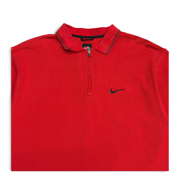 Vintage Nike Tiger Woods Red Golf Polo Shirt (L)