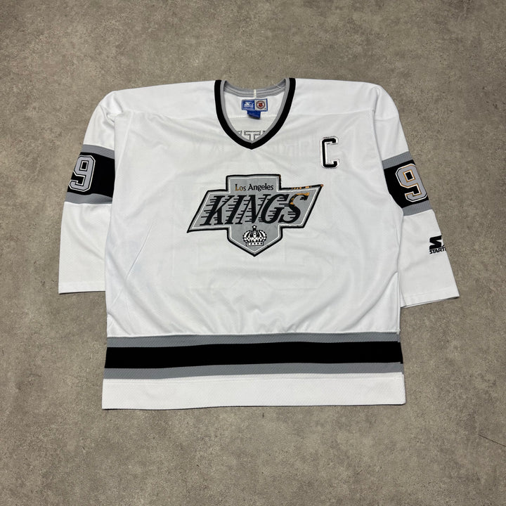 90's Vintage LA Kings Wayne Gretzky Starter Jersey (XL)