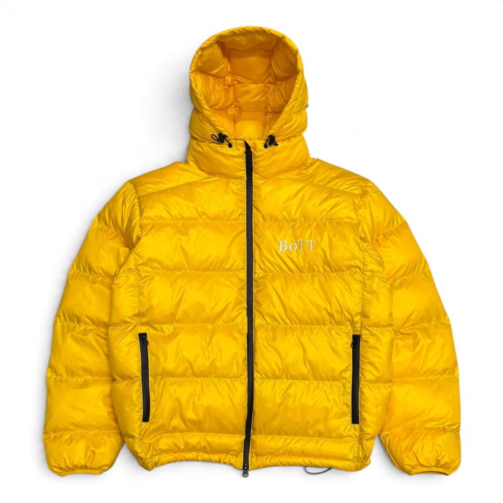 Bott Yellow Hooded Puffer Jacket (M)
