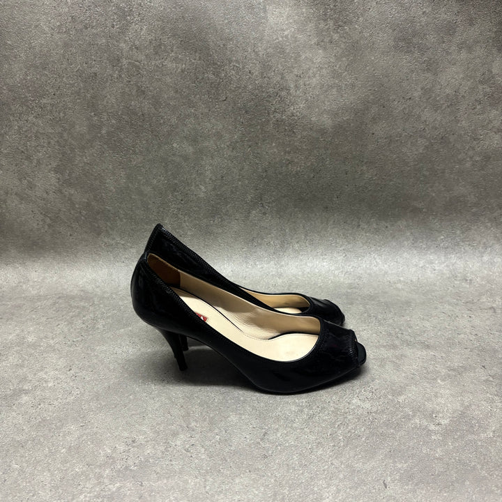 Vintage Prada Black High Heel Shoes (UK5)