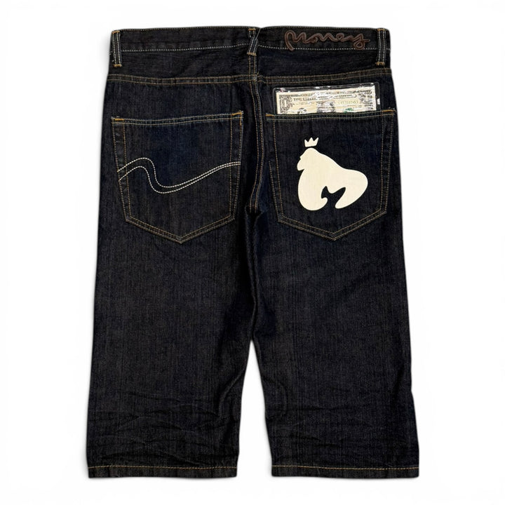 Money Selvedge Denim Shorts Navy (32")