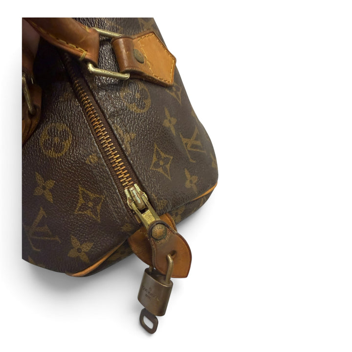 Louis Vuitton Speedy 30 Monogram  Bag Brown