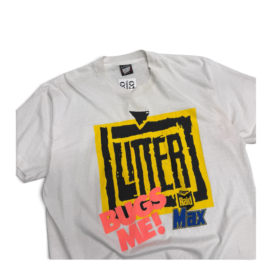 Vintage Raid Max Bug Me Graphic T shirt White (XL)