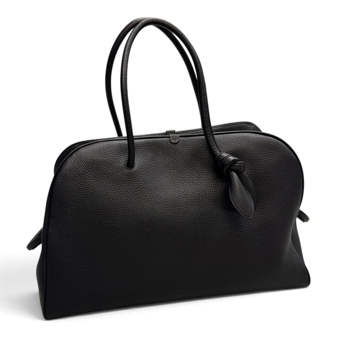 Jacquemus Tourism  Leather Tote Bag  BLACK (L)