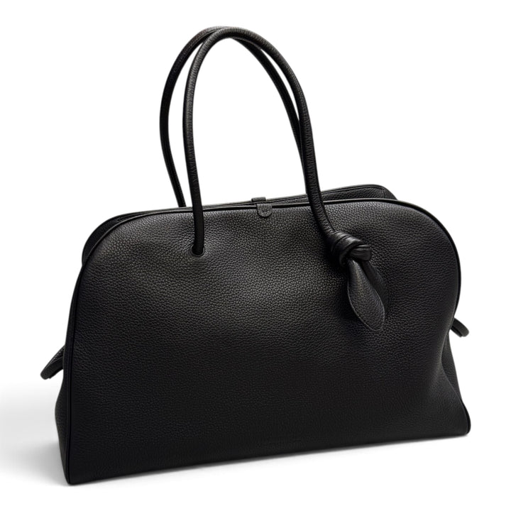 Jacquemus Tourism  Leather Tote Bag  BLACK (L)