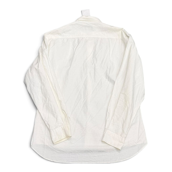 Palace White Long Sleeve Parrot Embroidered Shirt (XL)