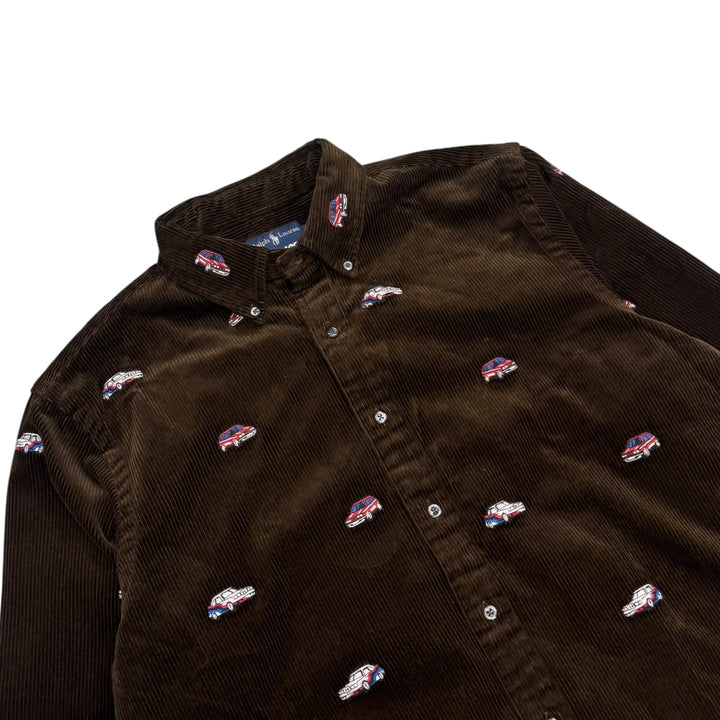 Palace x Ralph Lauren Brown Corduroy GTI Shirt (L)