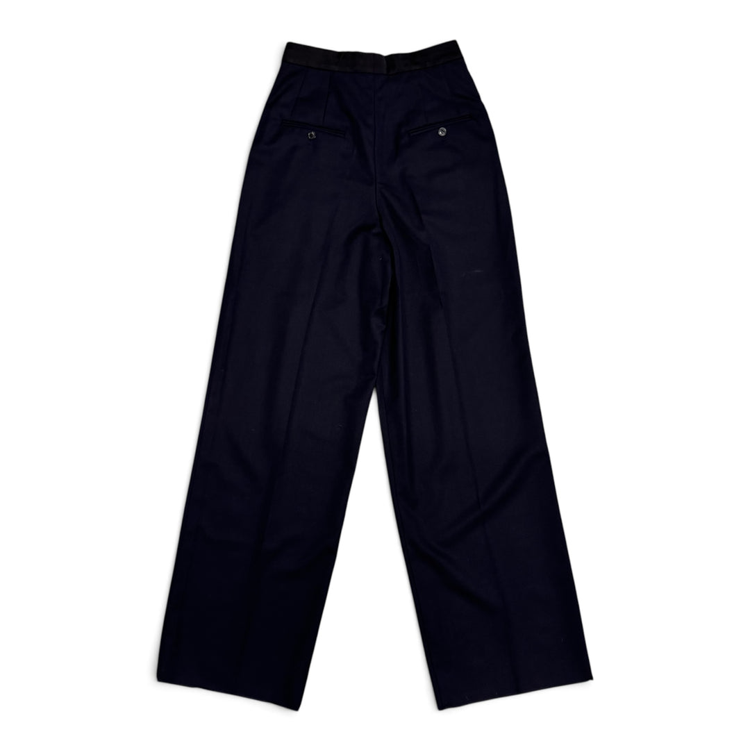 A.P.C. Anastasia Barbieri Navy Blazer & Trouser Suit Set (38)