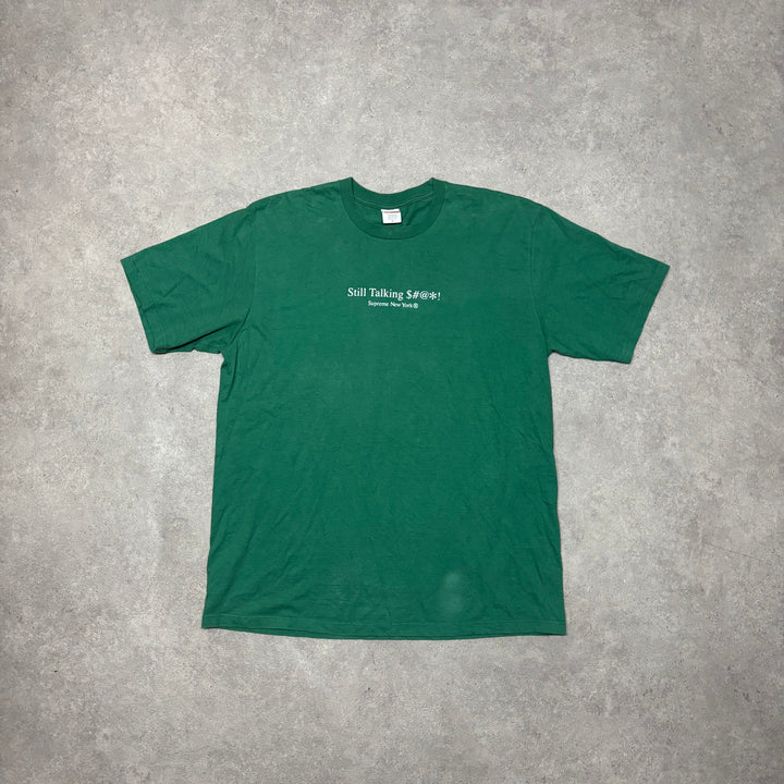 Supreme Green Still Talking T-Shirt (XL)