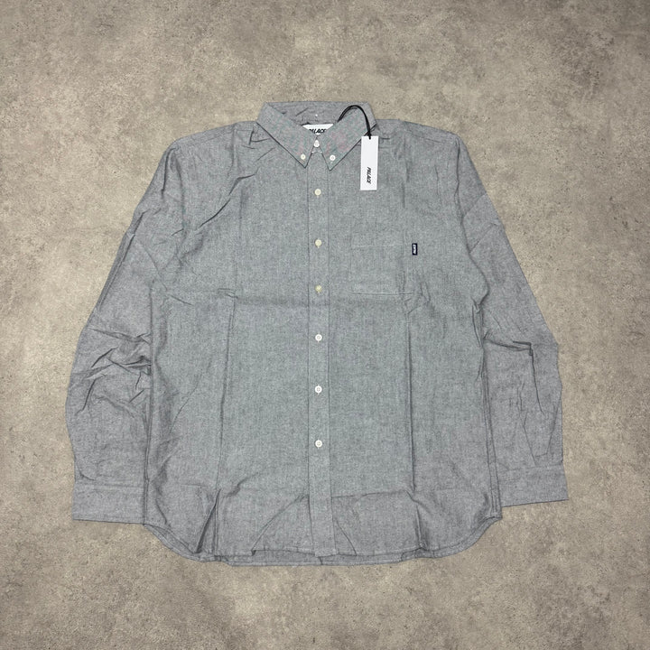Palace Long Sleeve Grey Shirt (XL)