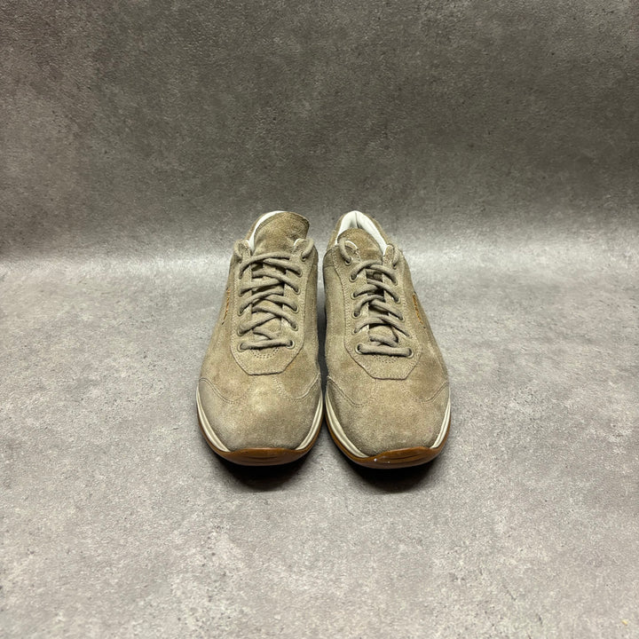 Prada Sport Beige Lace Up Low Top Trainers (UK5)