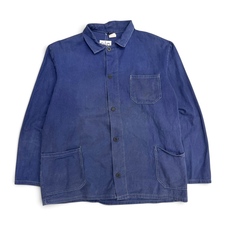 Vintage Distressed Blue French Chore Jacket (L)