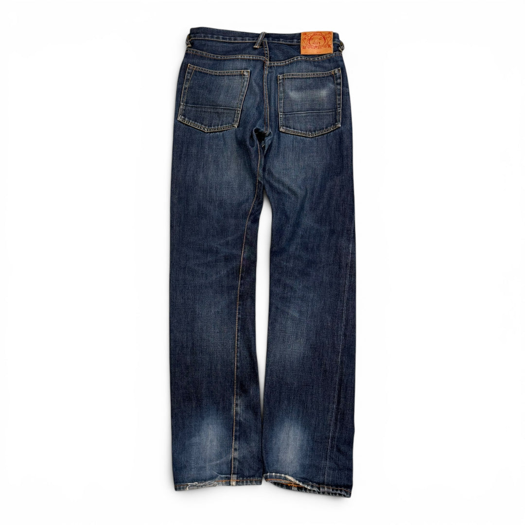 Vintage Evisu Engineered Jeans Blue 34"