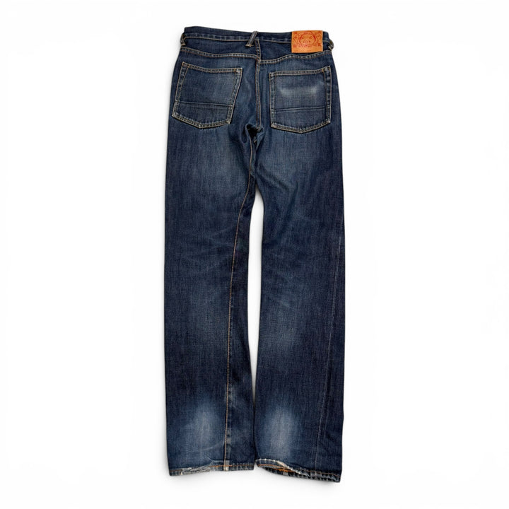 Vintage Evisu Engineered Jeans Blue 34"