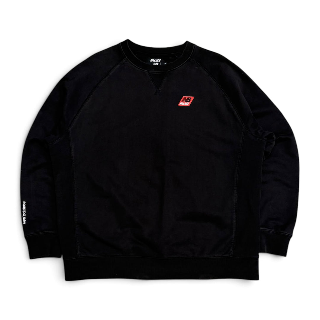 Palace x New Balance Crewneck Sweatshirt Black (XXL)