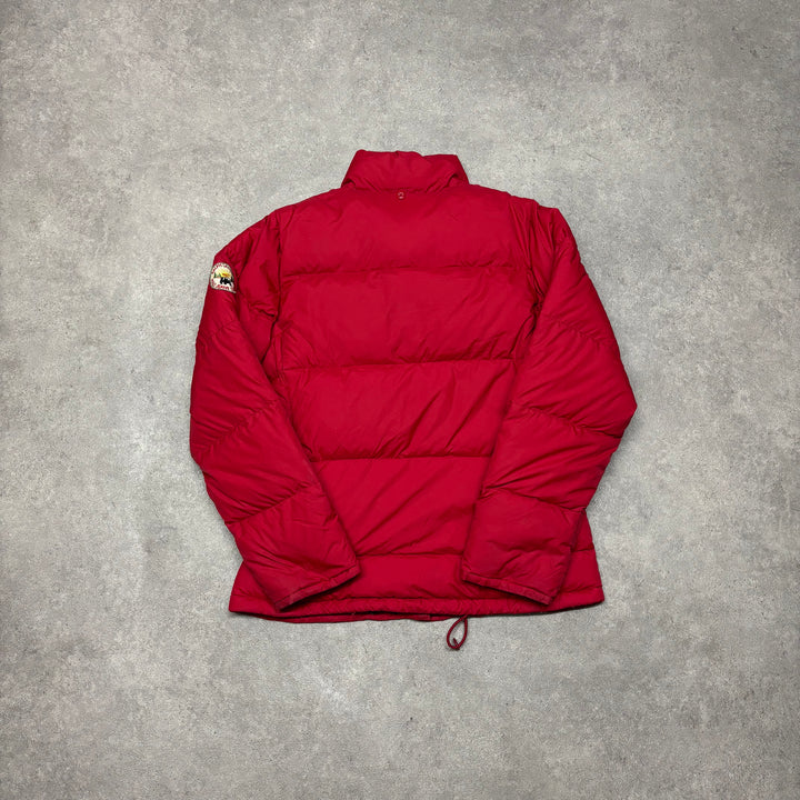 Vintage Polo Jeans Ralph Lauren Red Puffer Jacket (M)