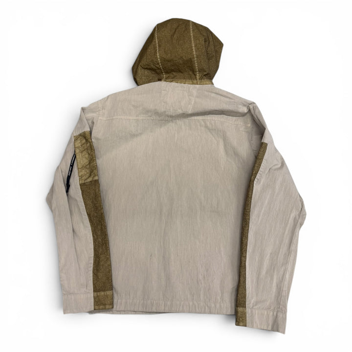 Palace CP Company 50 Fili Heavy Mixed Hooded Jacket Beige (M)