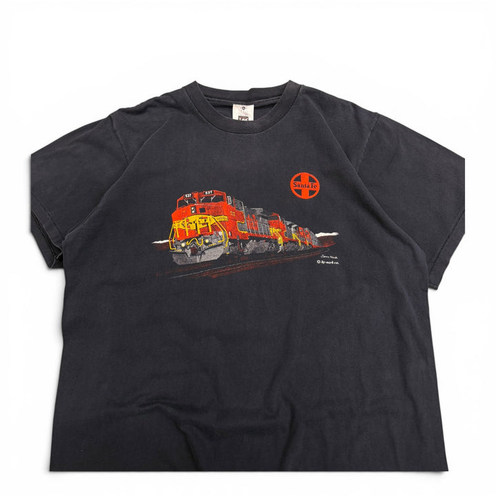 90's Vintage James Novak Black Graphic T-Shirt (XL)