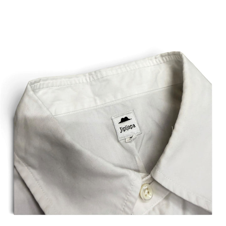 Vintage Jipijapa White Dress Shirt (L)