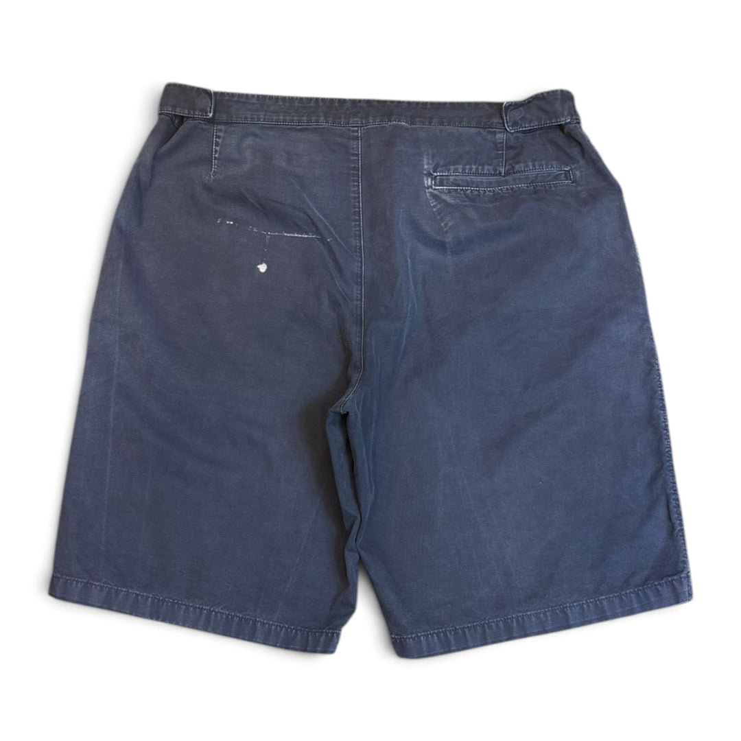 Vintage Prada Navy Faded Chino Shorts (34)