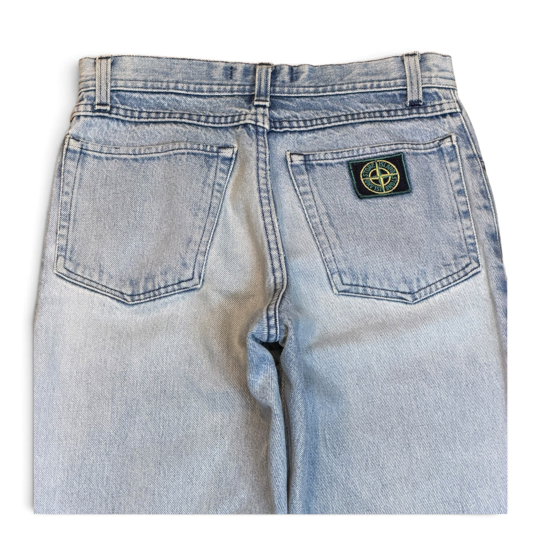 Vintage Stone Island Light Blue Denim Trousers (26)