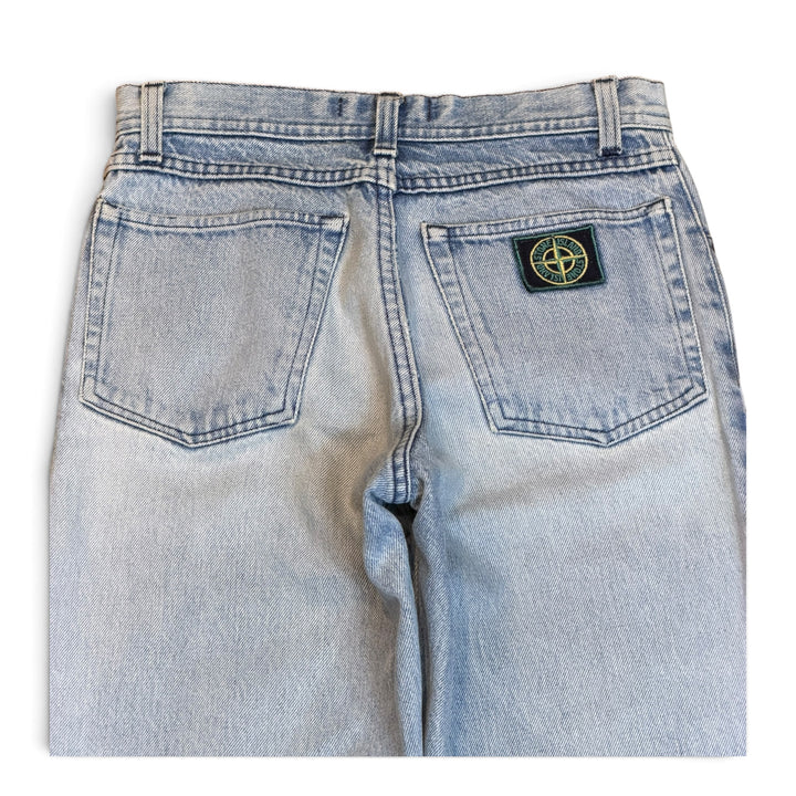 Vintage Stone Island Light Blue Denim Trousers (26)