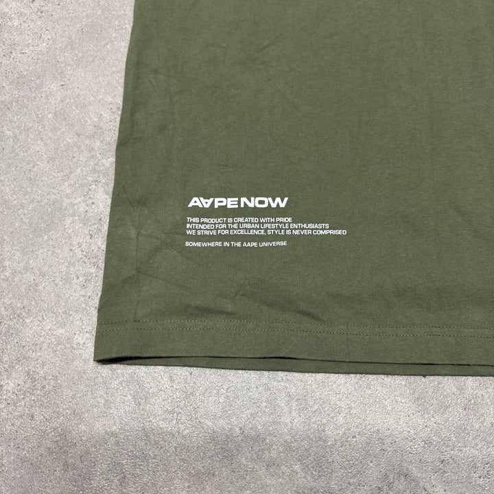 AAPE One Point Khaki T-Shirt (M)