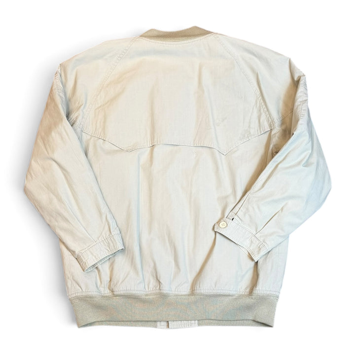 Vintage Burberry Beige Short Bomber Jacket (M)