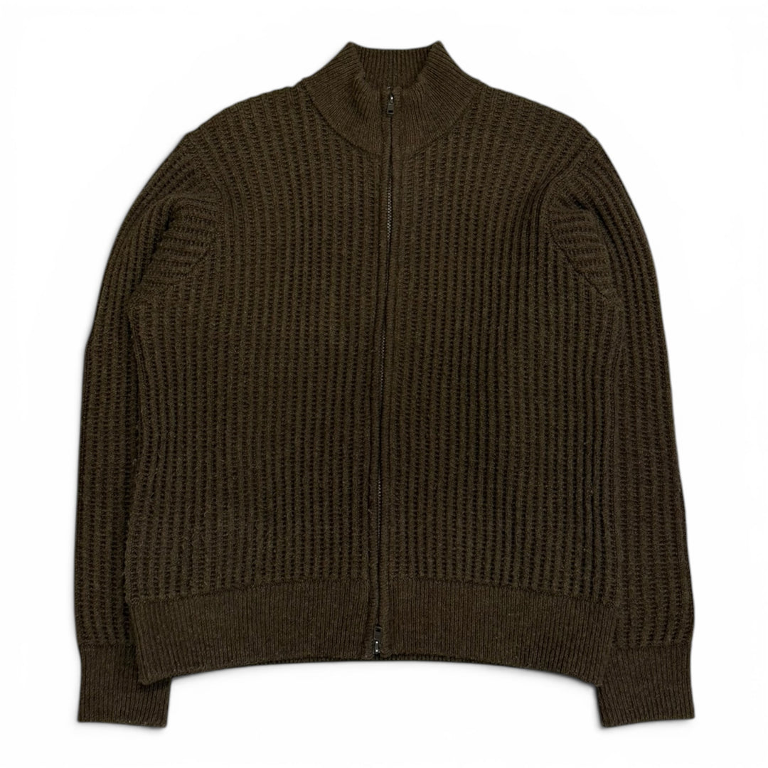 Stussy Patch Zip Up Jumper Green (S)