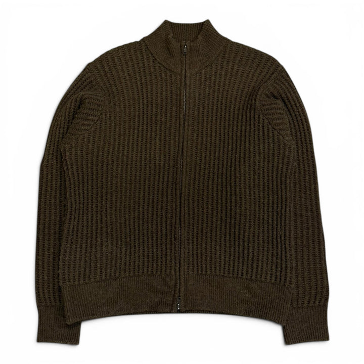 Stussy Patch Zip Up Jumper Green (S)