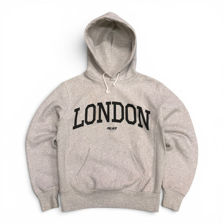 Palace x Champion Grey London Reverse Weave Shop Hoodie (M)
