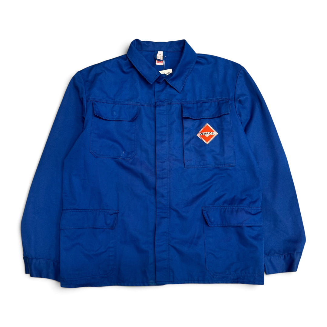 Vintage Distressed Blue French Chore Jacket (XL)