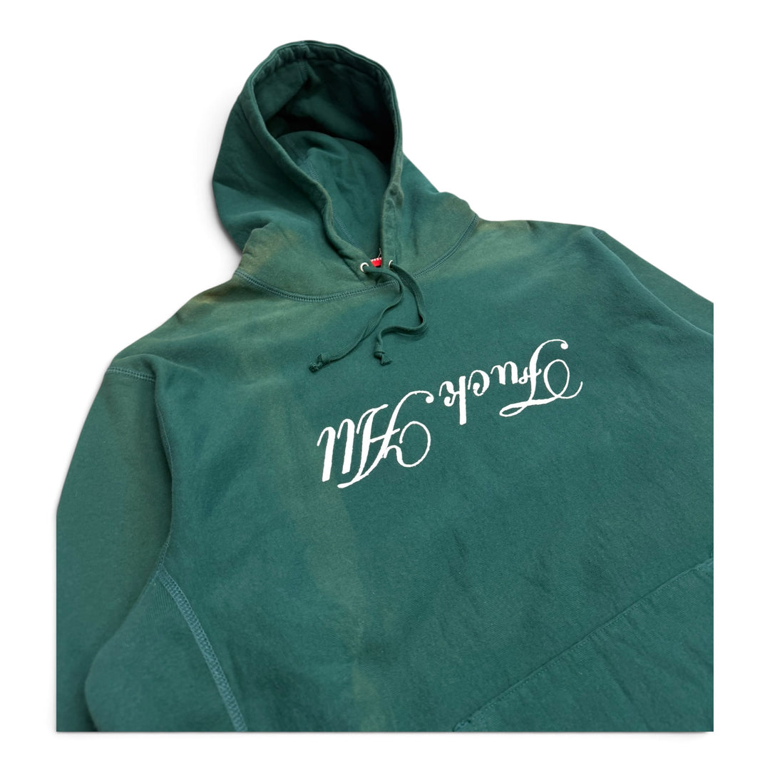 Supreme Jamie Reid Fuc'' All Hoodie Green (L)