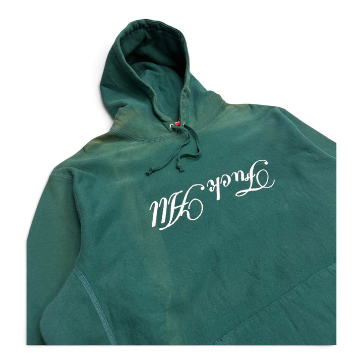 Supreme Jamie Reid Fuc'' All Hoodie Green (L)